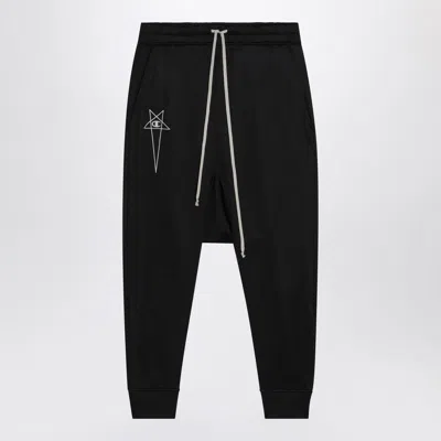 Rick Owens X Champion Black Prisoner Drawstring Joggers