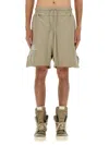 Rick Owens X Champion Cotton Shorts Trousers White