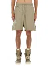 Rick Owens X Champion Cotton Shorts Trousers White In Green