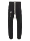 Rick Owens Black Champion Edition Prisoner Drawstring Sweatpants