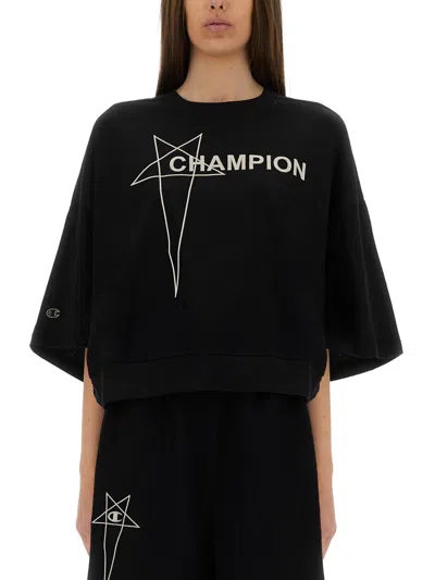 Rick Owens X Champion Cropped Tommy T T-shirt