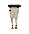 Rick Owens X Champion Cotton Shorts Trousers White In Neutral