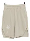 Rick Owens X Champion Cotton Shorts Trousers White In Green