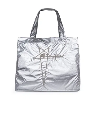Rick Owens X Champion Handbag In White
