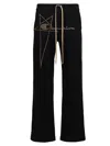 Rick Owens Black Champion Edition Dietrich Sweatpants In Black