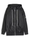 Rick Owens Asymmetrical-front Cotton Fishtail Parka