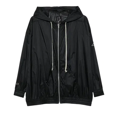 Pre-owned Rick Owens X Champion Jumbo Jason's Hoodie 'black' | Men's Size S