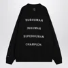 Rick Owens X Champion Text Print Sweatshirt