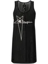Rick Owens X Champion Women's Logo Short Dress In Black