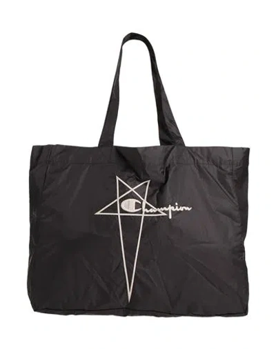 RICK OWENS X CHAMPION RICK OWENS X CHAMPION MAN HANDBAG BLACK SIZE - POLYAMIDE