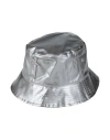 Rick Owens X Champion Man Hat Silver Size M/l Polyamide In Silver
