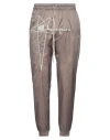 Rick Owens X Champion Man Pants Khaki Size L Polyamide In Beige
