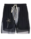 Rick Owens X Champion Man Shorts & Bermuda Shorts Black Size L Polyamide, Elastane In Black
