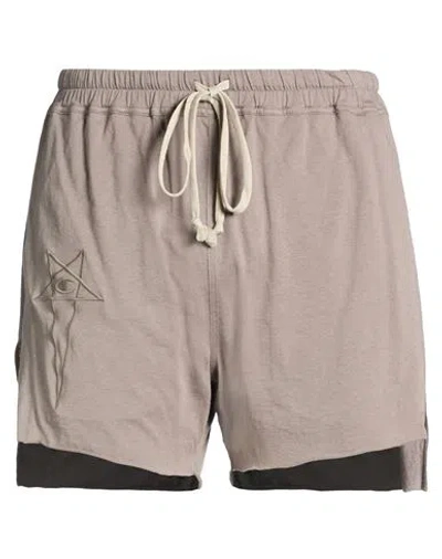 Rick Owens X Champion Man Shorts & Bermuda Shorts Taupe Size L Cotton In Pink
