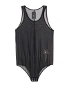 Rick Owens X Champion Man Tank Top Black Size Xl Polyamide, Elastane In Black