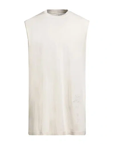 Rick Owens X Champion Man T-shirt Ivory Size S Cotton In White