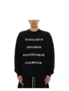 Rick Owens X Champion Men's Tshirt Tommy In Black
