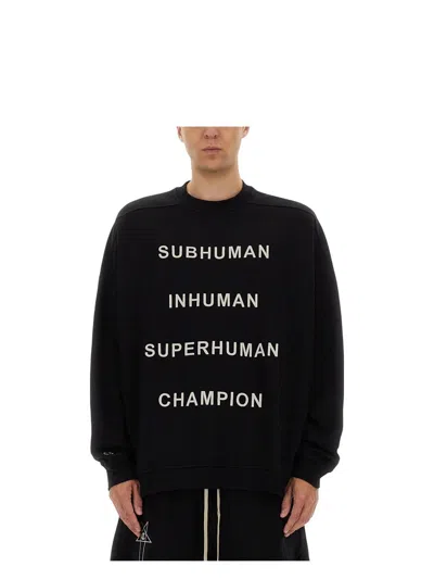 RICK OWENS X CHAMPION MEN'S JUMBO SWEATSHIRT