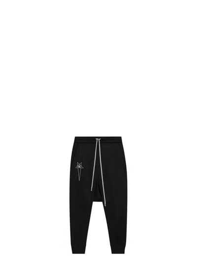 RICK OWENS X CHAMPION MEN'S PRISONER DRAWSTRING JOGGERS