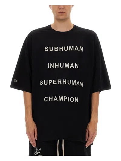 RICK OWENS X CHAMPION MEN'S TSHIRT TOMMY