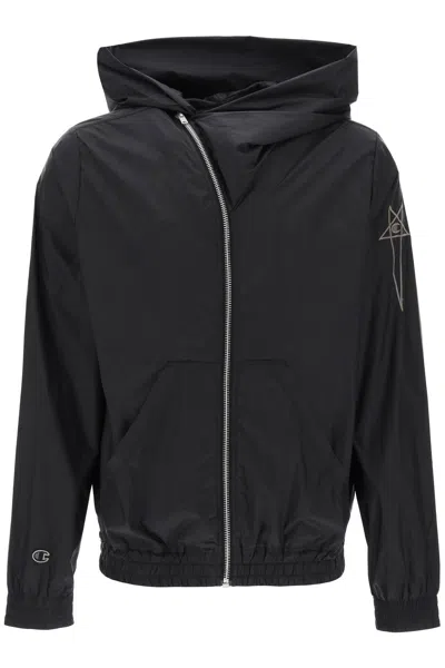 【RICK OWENS】×Champion Mountain フーディ Rick Owens Black Champion Edition Mountain Hoodie Rick Owens