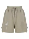 Rick Owens X Champion Cotton Shorts Trousers White In Neutral