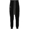 Rick Owens X Champion Prisoner Drop-crotch Track Pants In Black