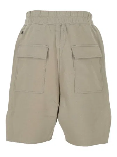 Rick Owens X Champion Pentagram-logo Jersey Shorts In Gray