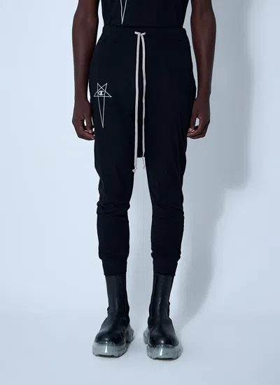 RICK OWENS X CHAMPION PRISONER TRACK PANTS