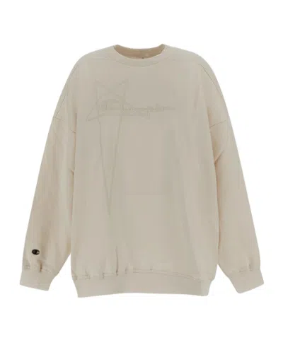 Rick Owens X Champion Pullover In Nude