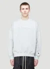 Rick Owens X Champion Pullover Sweatshirt In White