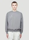 Rick Owens X Champion Pullover Sweatshirt In Gray