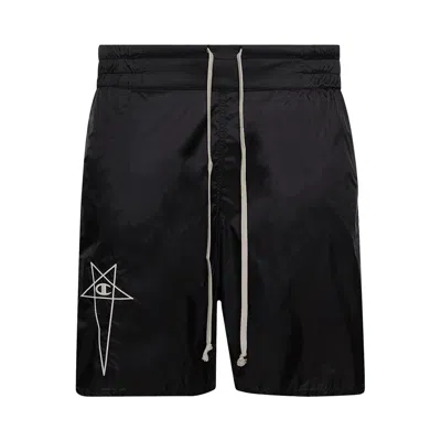 Pre-owned Rick Owens X Champion Shorts 'black' | Men's Size Xxl