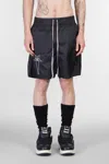 Rick Owens X Champion Bermuda Shorts With Drawstring Trousers Black