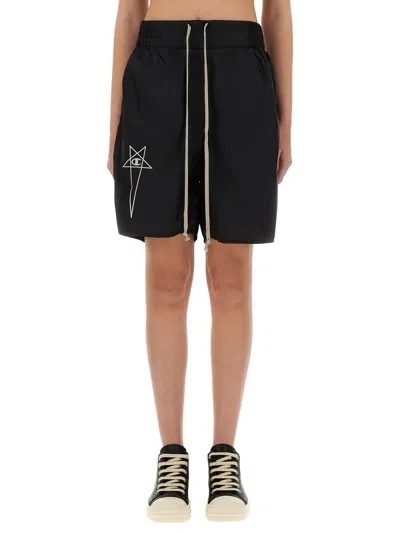 RICK OWENS X CHAMPION RICK OWENS X CHAMPION SHORTS WITH LOGO
