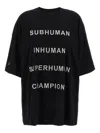 Rick Owens Champion X Owens Crew Neck Graphic T-shirt In Black