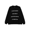 Rick Owens X Champion Black Sweatshirts