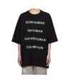 Rick Owens X Champion Men's Tshirt Tommy In Black