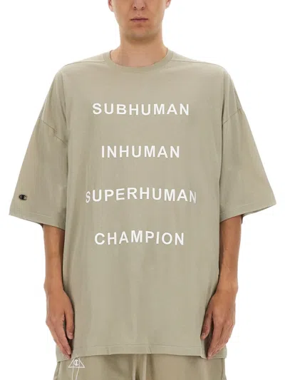 RICK OWENS X CHAMPION T-SHIRT TOMMY