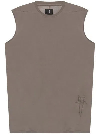 Rick Owens X Champion Tarp T Cotton Tank Top In Grau