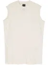 Rick Owens X Champion Tarp T Cotton Tank Top In White