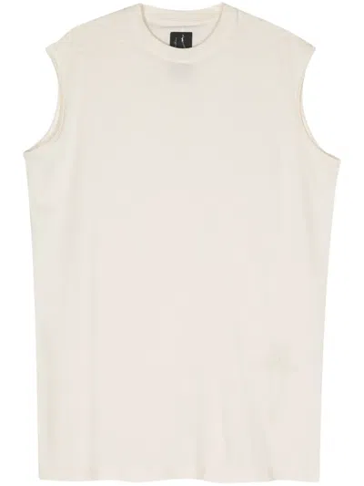 Rick Owens X Champion Tarp T Cotton Tank Top In White