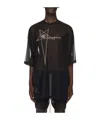 Rick Owens X Champion Tommy Crewneck T-shirt In Black