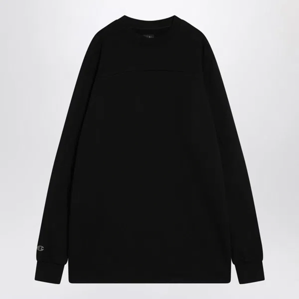 Rick Owens X Champion Men's Tommy T Sweatshirt In Black