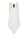 Rick Owens X Champion Woman Bodysuit Off White Size L Cotton In White