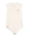 Rick Owens X Champion Woman Bodysuit Off White Size M Cotton In Off White