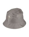 Rick Owens X Champion Woman Hat Lead Size S/m Polyamide In Grey