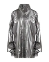 Rick Owens X Champion Woman Jacket Silver Size S Polyamide In Silver