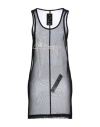 Rick Owens X Champion Woman Mini Dress Black Size M Polyamide, Elastane In Black