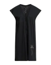 Rick Owens X Champion Woman Top Black Size M Cotton In Black